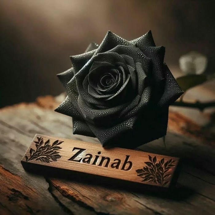 pic zainab name dp minimal classy vibe