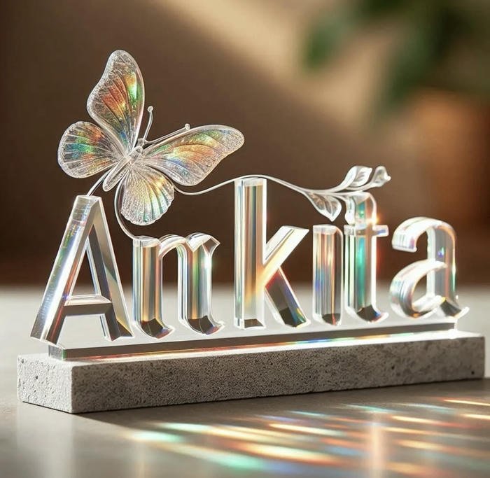 pure beauty in ankita name dp