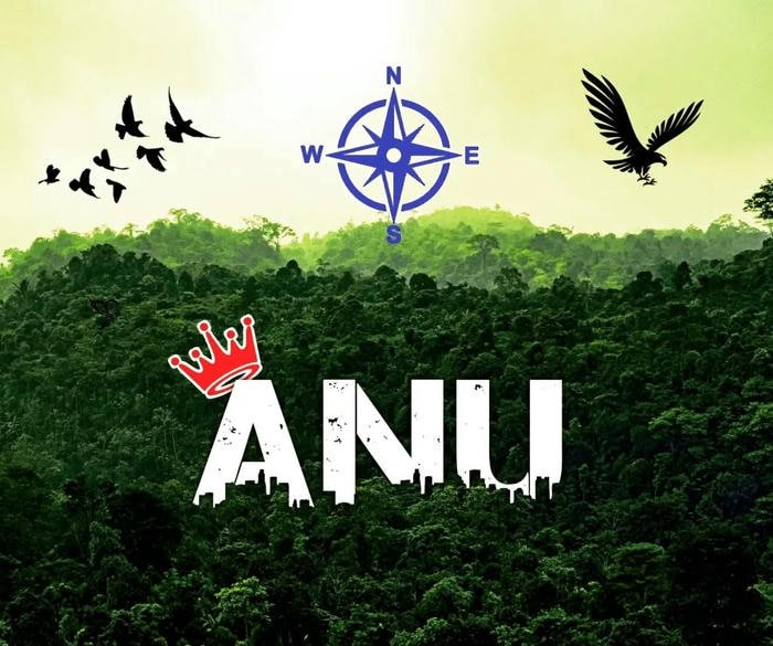 quiet gardens breathe calm for anu name dp