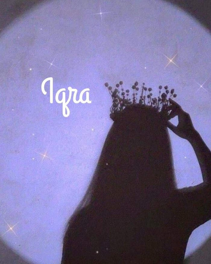 rose tinted air surrounds iqra name dp