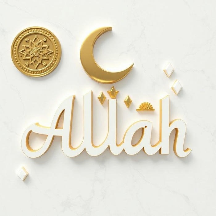 sacred glow within allah name dp