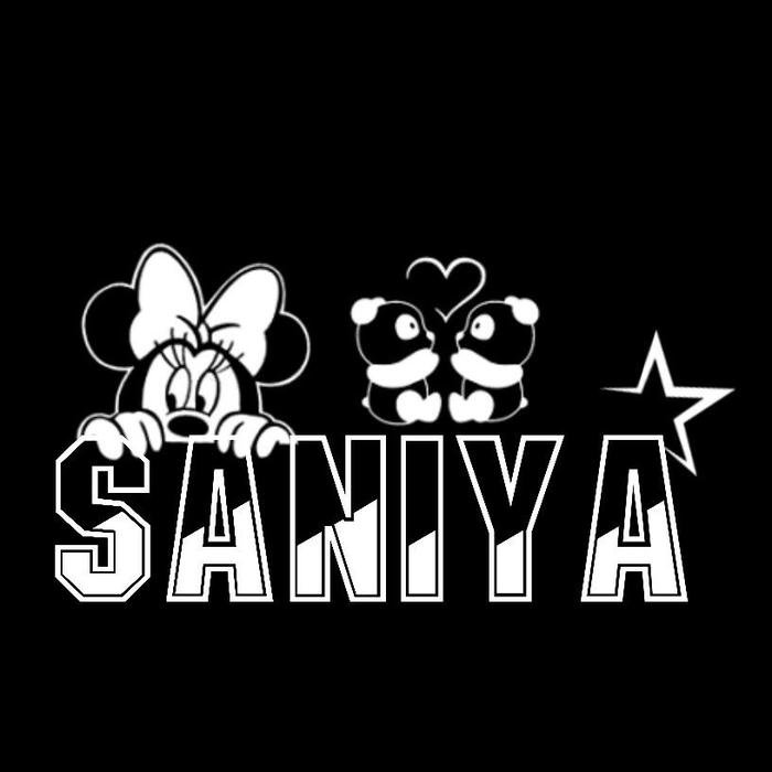 saniya name dp calm moonlight portrait