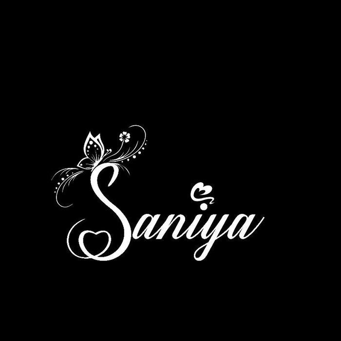 saniya name dp lovely pastel vibes