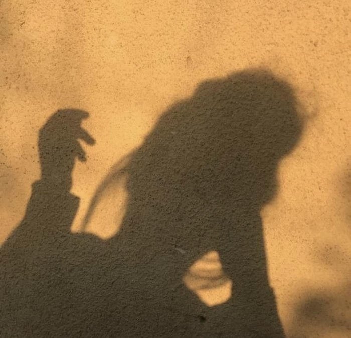 silent silhouette shadow girl dp mystery