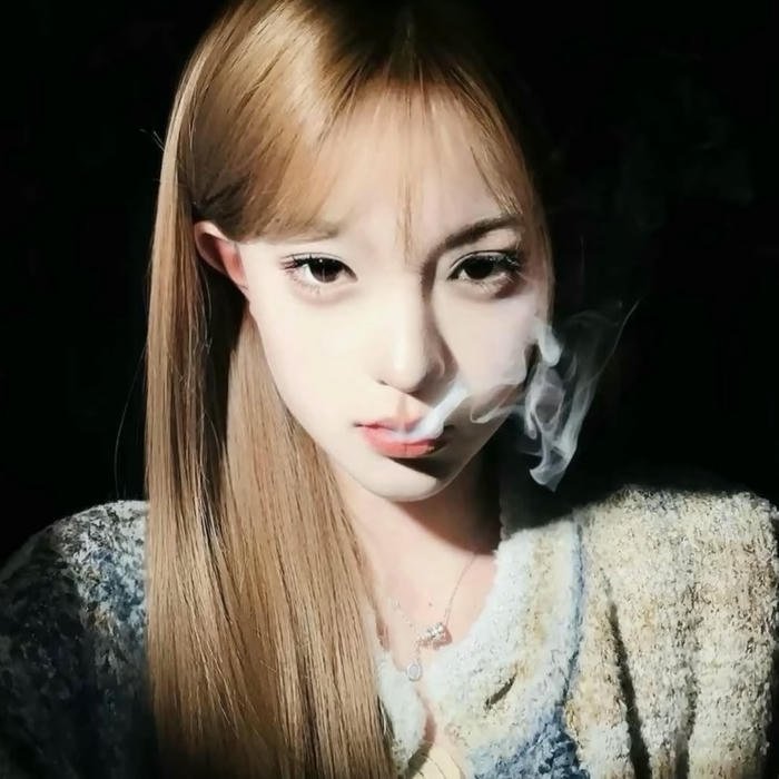 smoke swirl smoking girl dp cinematic vibes