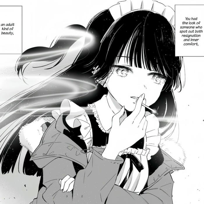 soft chaos smoking girl dp moody vibe