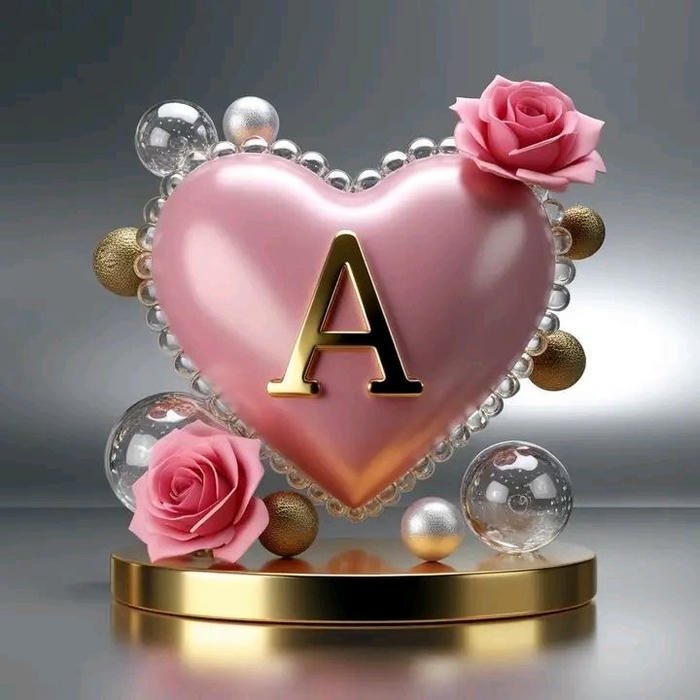 soft heart a name dp love inside