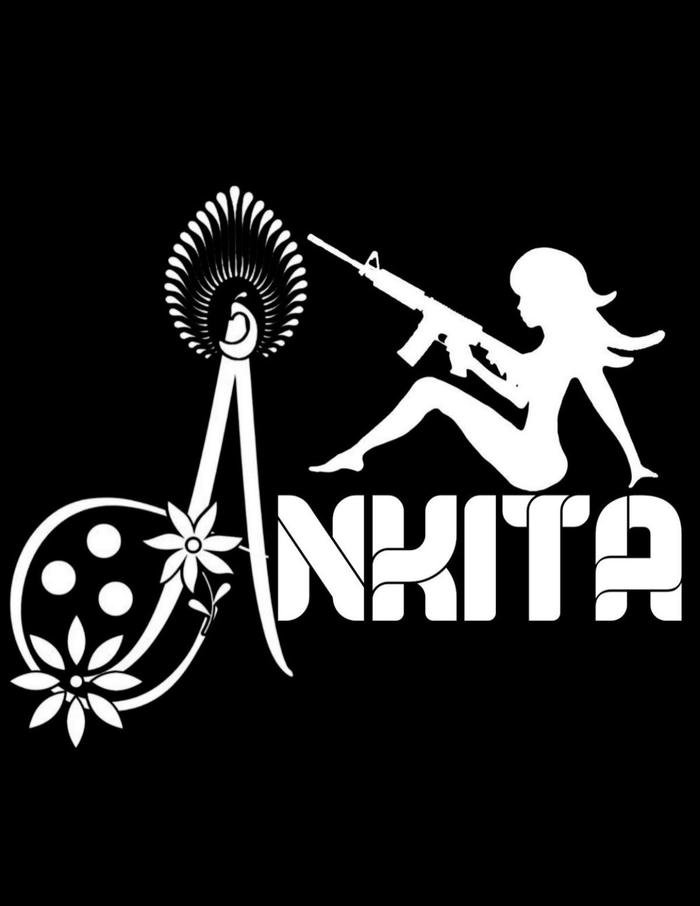 soft light ankita name dp looks charming