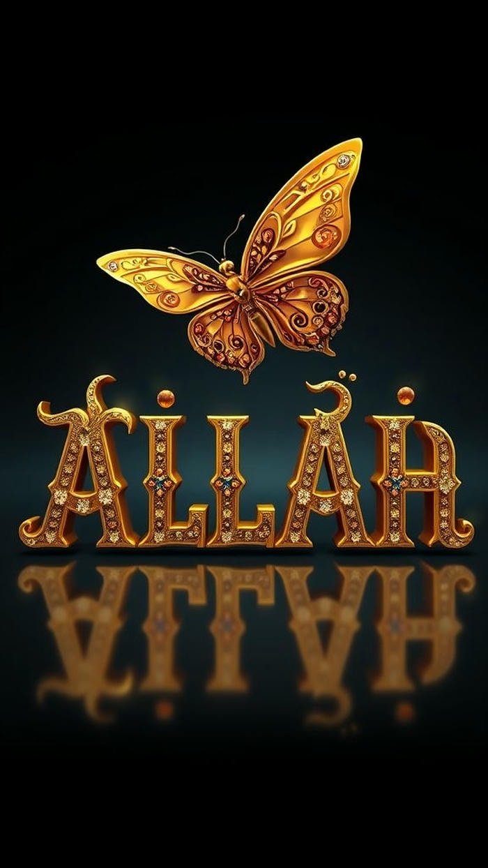 soft light frames allah name dp