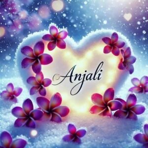 soft royal vibes belong anjali name dp