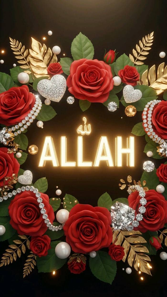 spiritual calm inside allah name dp