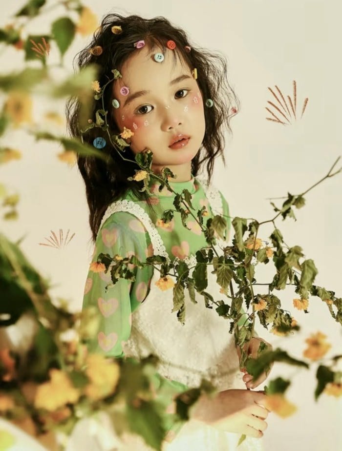 stylish baby girl dp floral dress