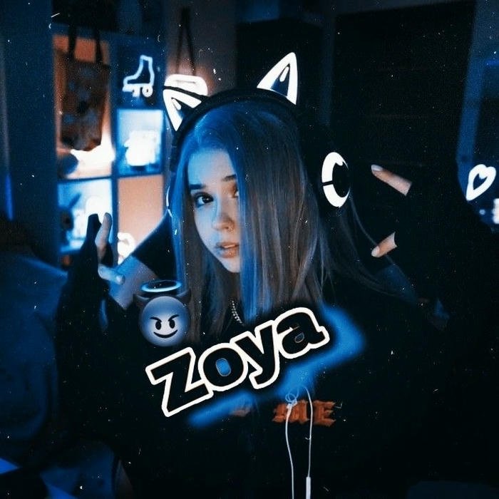 sweet girl zoya name dp mood