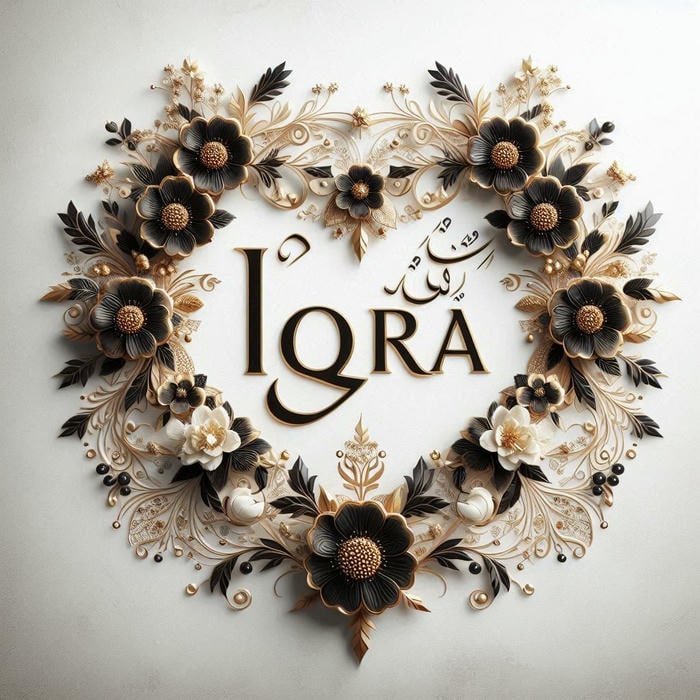 tender light crowns the iqra name dp