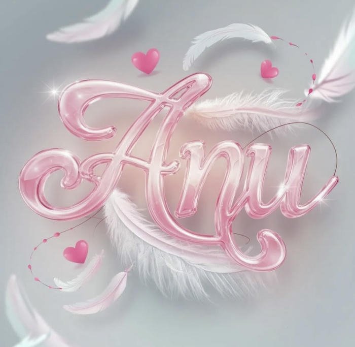 tender sky colors bloom behind anu name dp