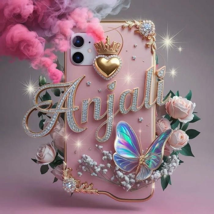 true beauty reflects in anjali name dp