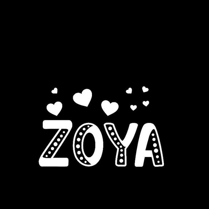 typography style zoya name dp modern