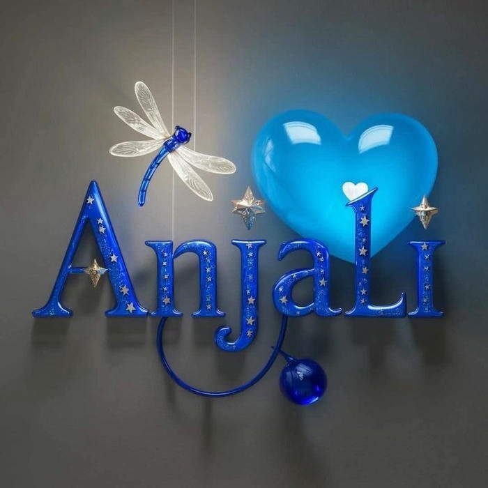 warm smiles follow anjali name dp everywhere