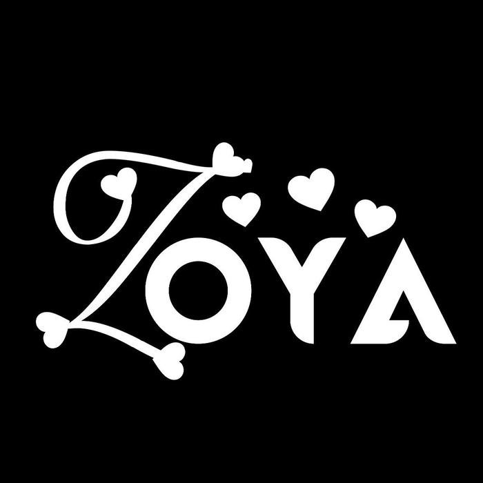 zoya name dp aesthetic lettering art