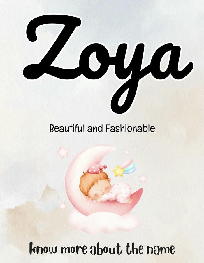 zoya name dp minimal aesthetic text