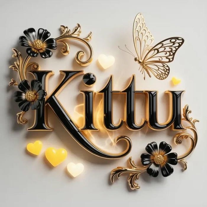 Beauty aesthetic vibe Kittu name dp