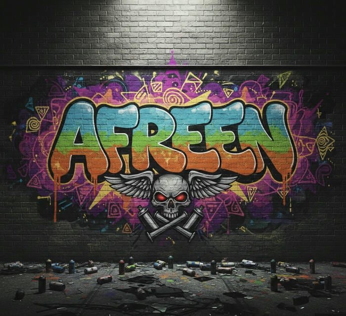 Bright floral spring vibe afeen name dp