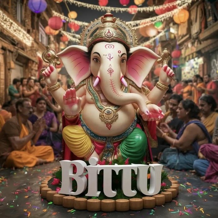 Bright happy smile theme bittu name dp