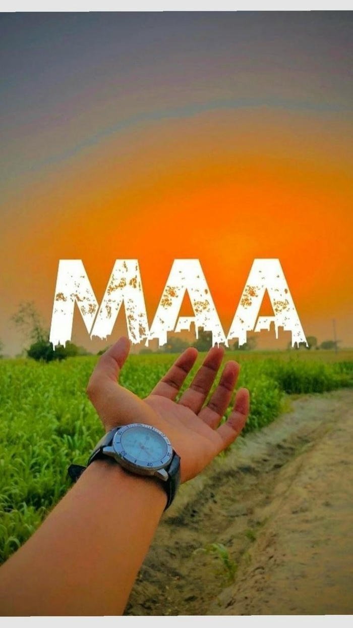 Bright smile maa name dp style