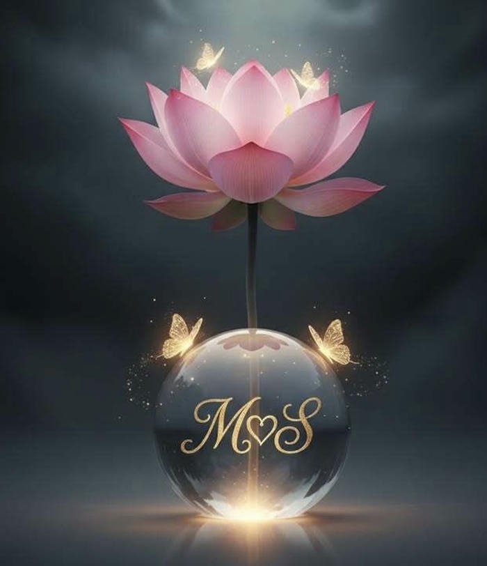 Charming floral spring theme ms name dp