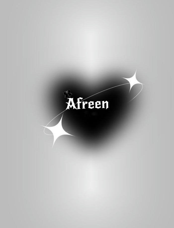 Charming soft glow portrait afeen name dp