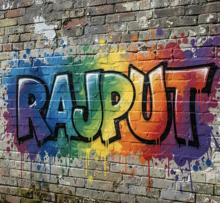 Classic heritage style rajput name dp