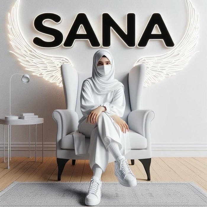 Classy fashion girl dp sana name