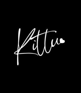 Creative style Kittu name dp frame