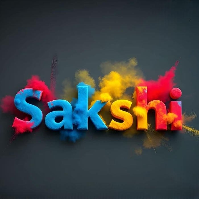 Cute innocent smile sakshi name dp