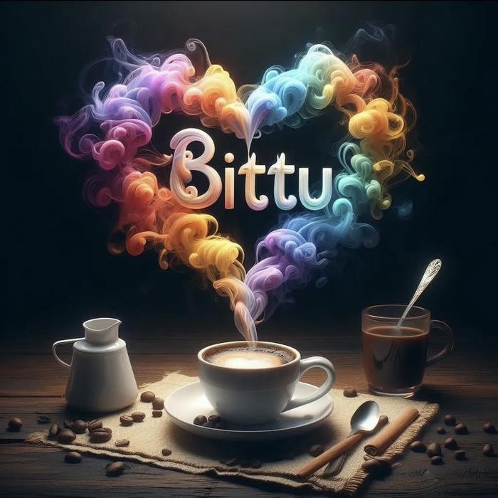 Cute little charming vibe bittu name dp