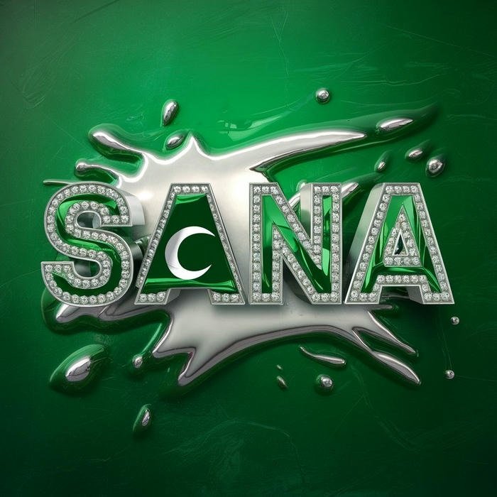 Dreamy green name sana dp angel face
