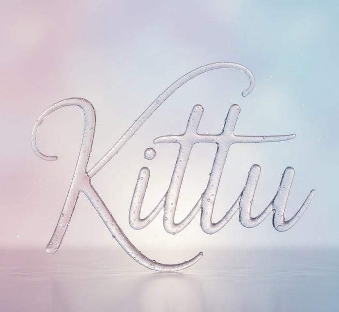 Elegant Kittu name dp display picture