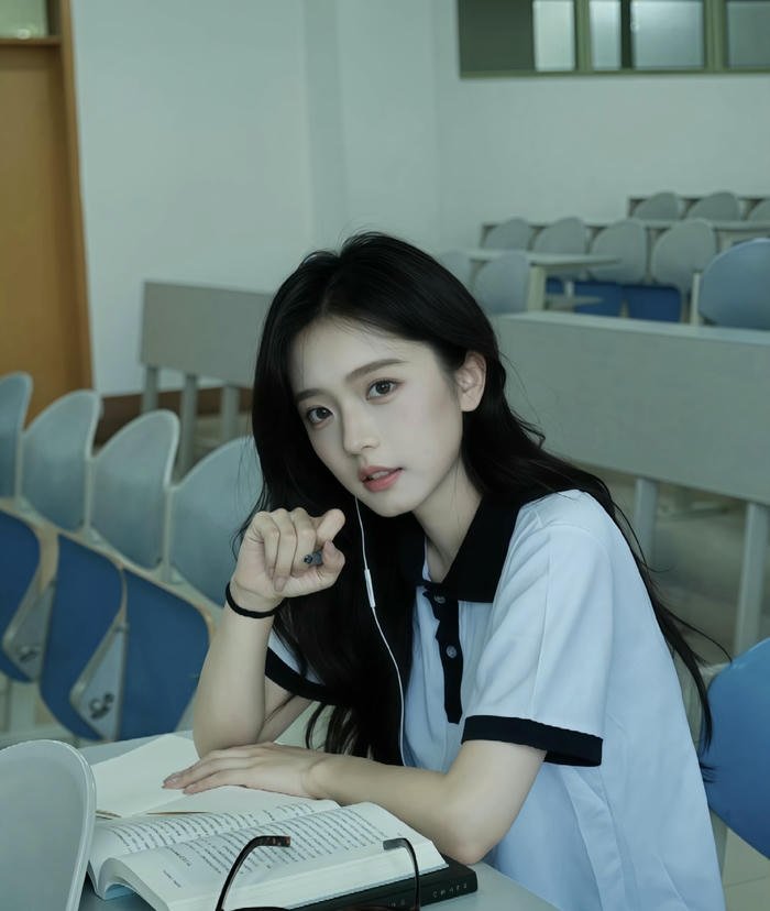 Focused girl exam dp profile pic