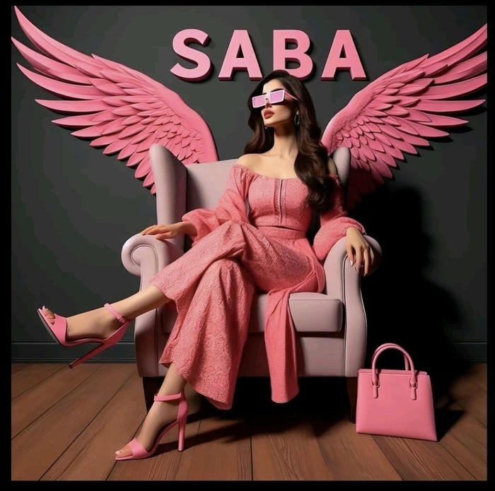 Fresh aesthetic portrait saba name dp style