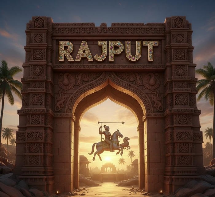 Golden empire shine rajput name dp