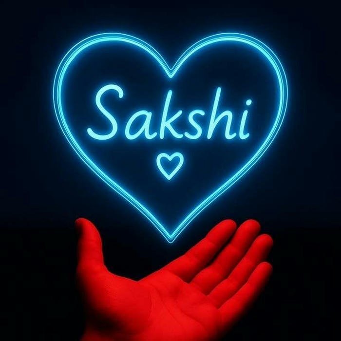 Graceful eyes shine name sakshi dp