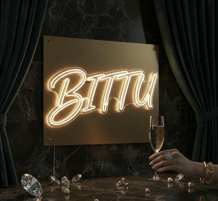 Happy joyful colorful vibe bittu name dp