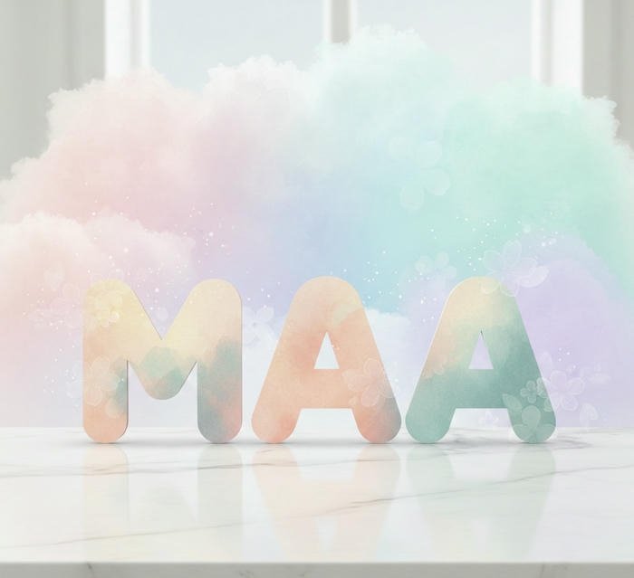 Happy smile maa name dp look