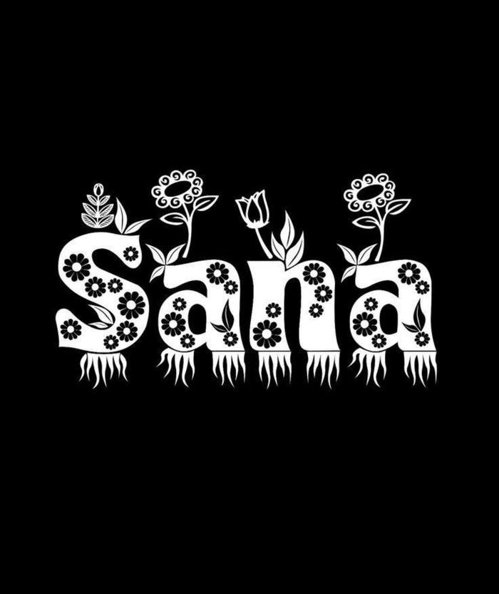 Luxury portrait vibe sana name dp