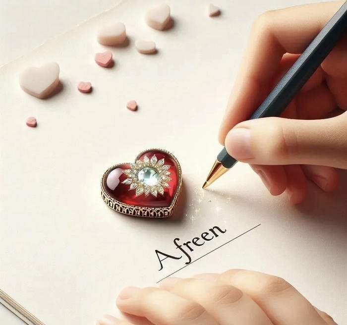 Midnight neon city lights afeen name dp