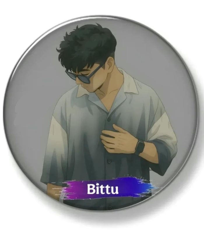 Modern chic profile style bittu name dp