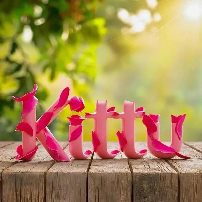 Modern profile idea Kittu name dp