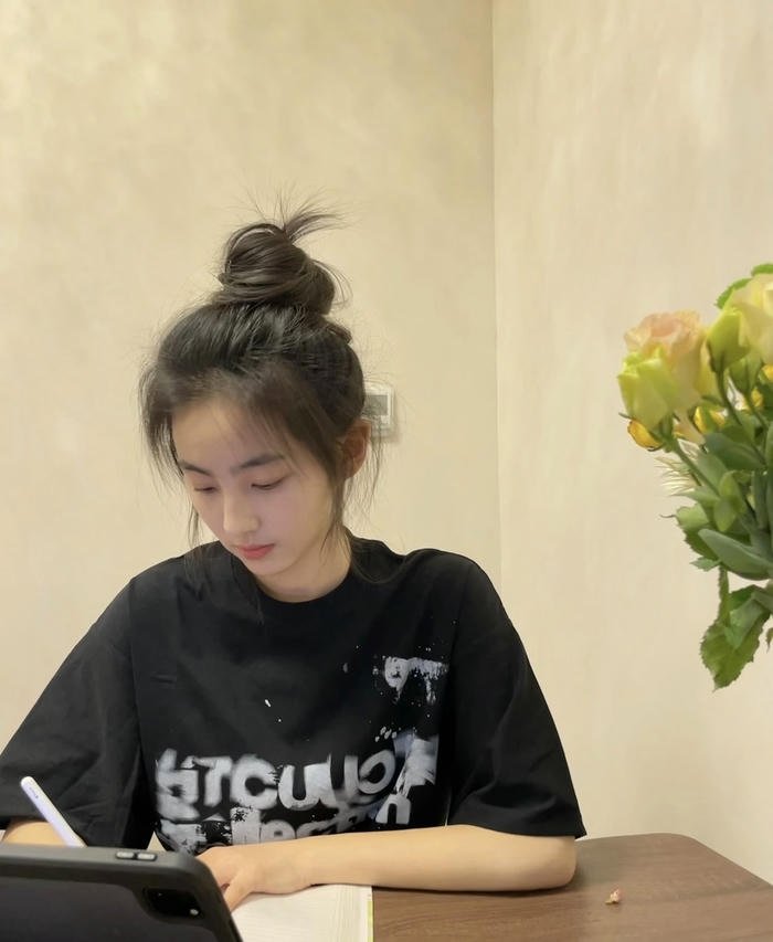 Morning exam dp for girl student