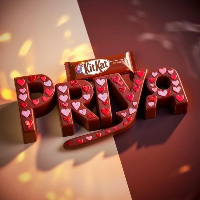 Natural beauty reflected through priya name dp