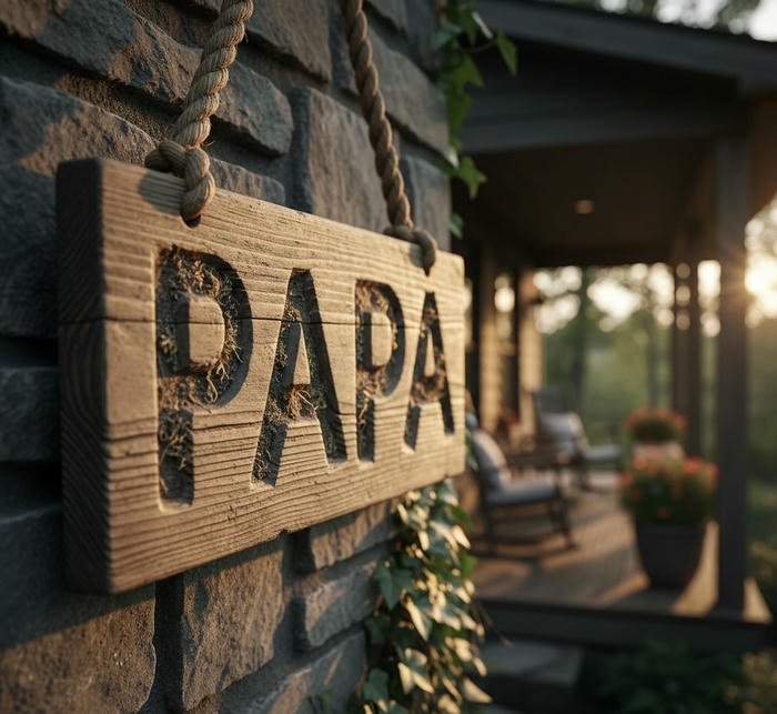 Papa name dp iconic profile style